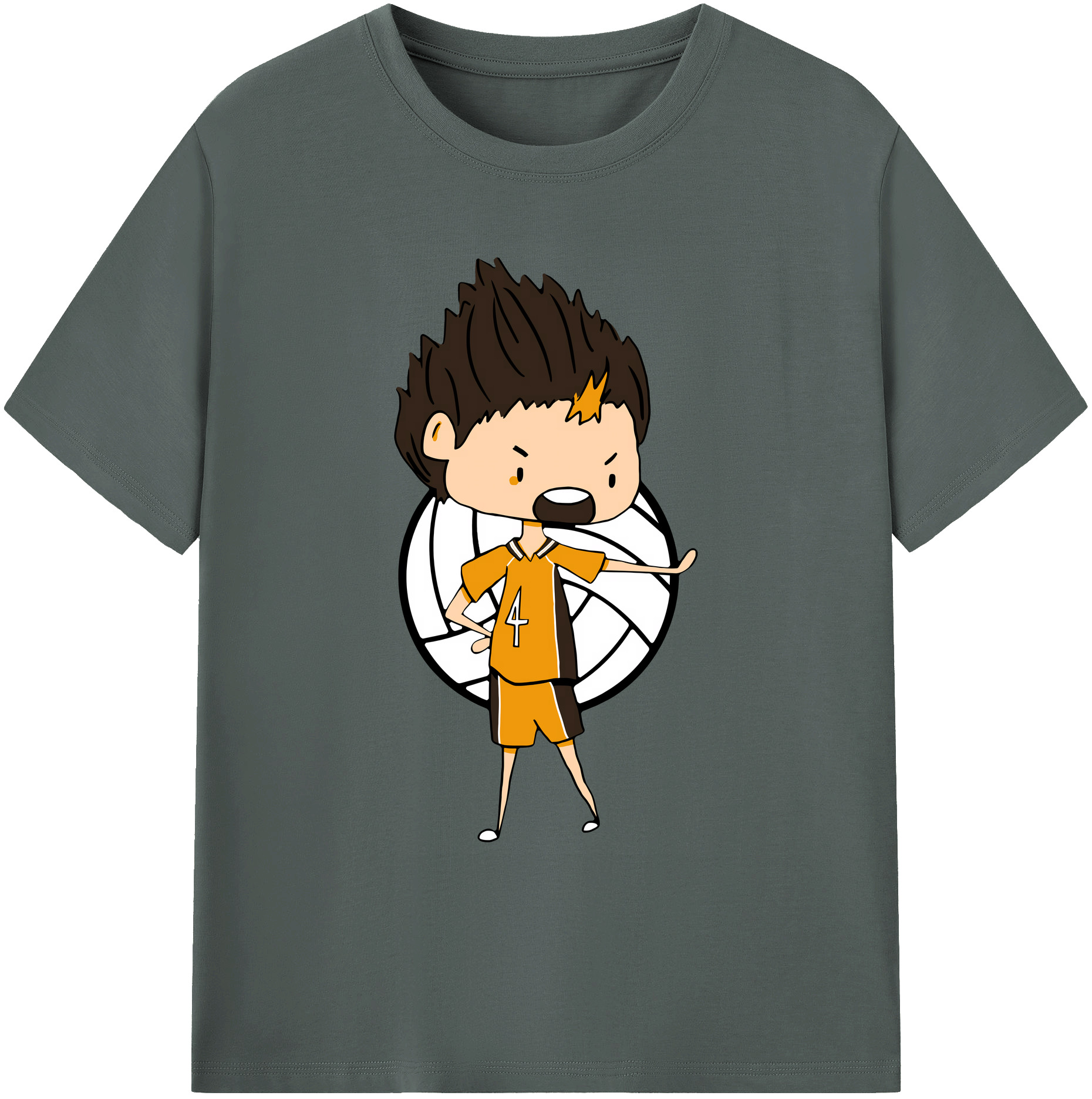 （画像用） ハイキュー!! Haikyu!! 綿100％ メンズ半袖Tシャツ｜肌触りやわらか＆通気性